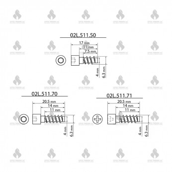 QFIX screws Ф6.3х QFIX screws Ф6.3х