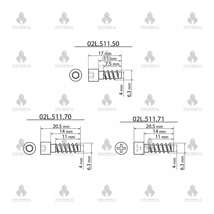 QFIX Евровинтове Ф6х Крепежни и свързващи елементи