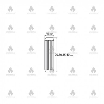 Wood dowel ф8x per package 02L.503.00-04 - Fittings and fasteners Wood dowel ф8x per package Fittings and fasteners