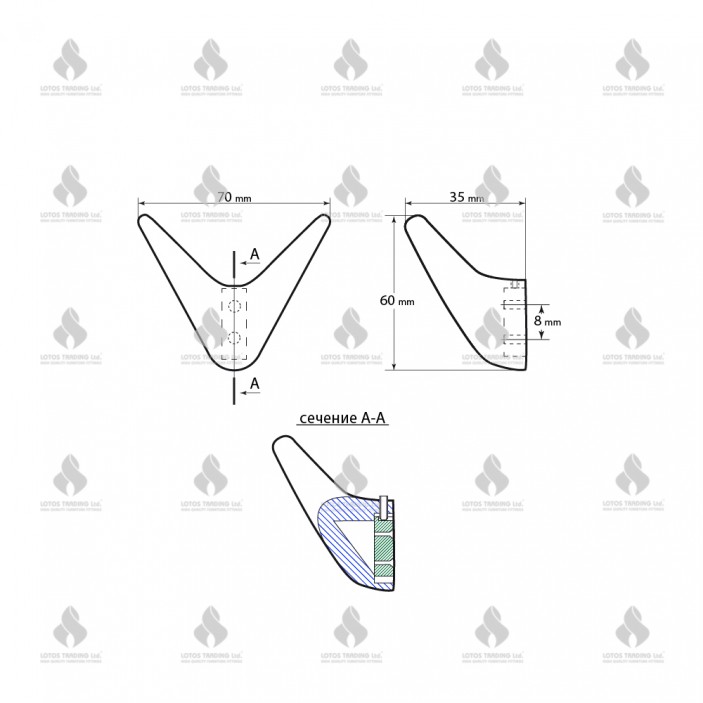 IVENTO K furniture hanger 930312 Furniture hooks