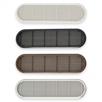IVENTO Oval plastic grille 70 x 260 mm Interior door accessories