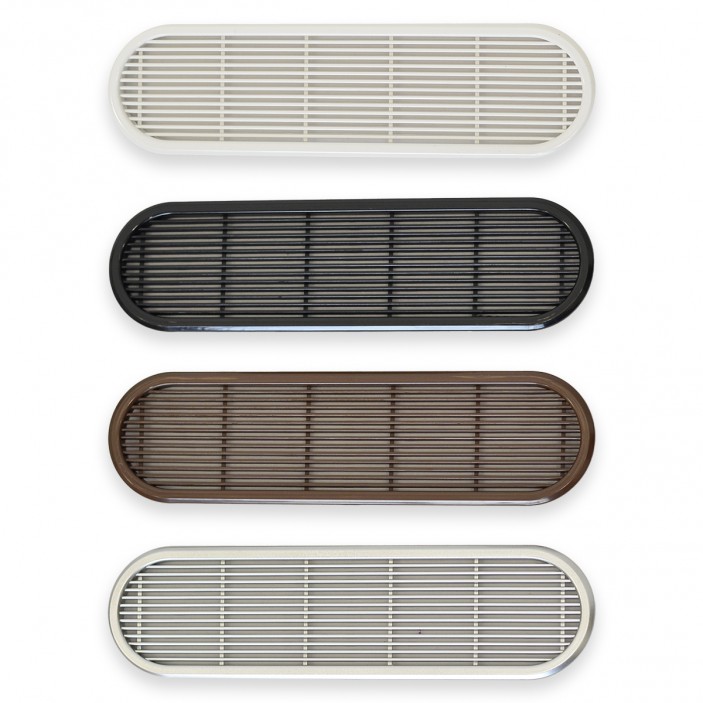 IVENTO Oval plastic grille 70 x 260 mm Interior door accessories
