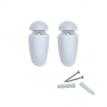 Shelf and glass support white Shelf and glass support and mirror holder