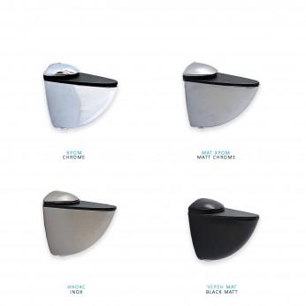 IVENTO Shelf support-glass holder small 04L.321.02-16 - Shelf and glass support and mirror holder IVENTO Shelf support-glass holder small Shelf and glass support and mirror holder