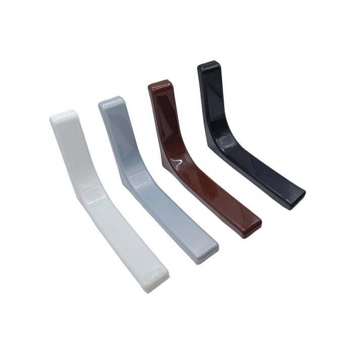 IVENTO Рафтоносач с PVC капак L-180mm. Рафтоносачи, стъклоносачи и огледалодържачи