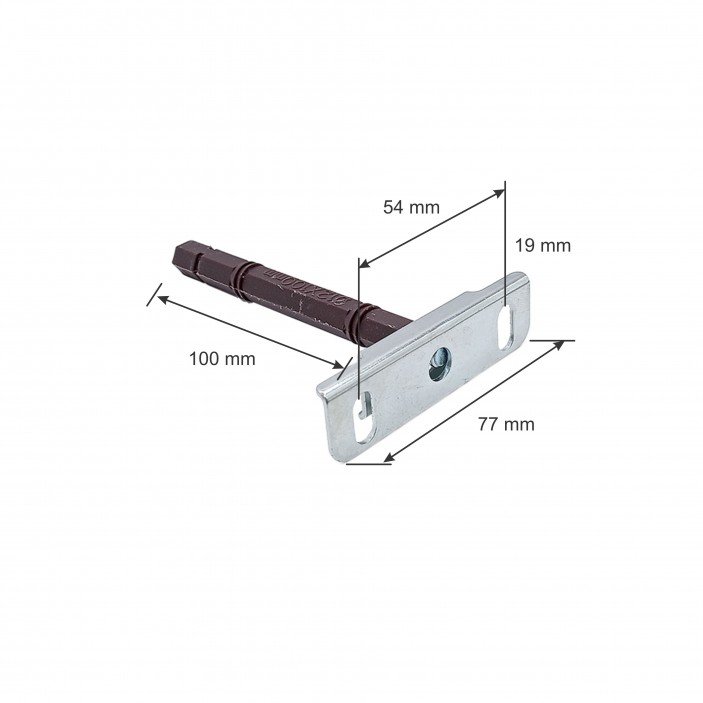 IVENTO Рафтоносач скрит 10 cm 04L.410.01 - Рафтоносачи, стъклоносачи и огледалодържачи IVENTO Рафтоносач скрит 10 cm Рафтоносачи, стъклоносачи и огледалодържачи