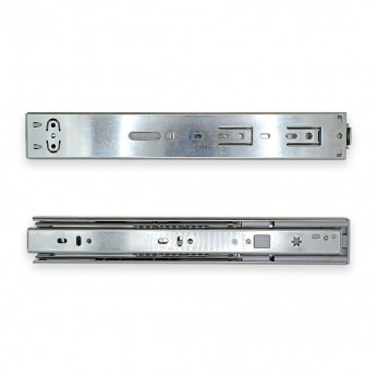 Телескопичен водач с Push Open и успокоител 45mm. IVENTO 06L.210.30-50 - Изтеглящи механизми за чекмеджета Телескопичен водач с Push Open и успокоител 45mm. IVENTO Изтеглящи механизми за чекмеджета