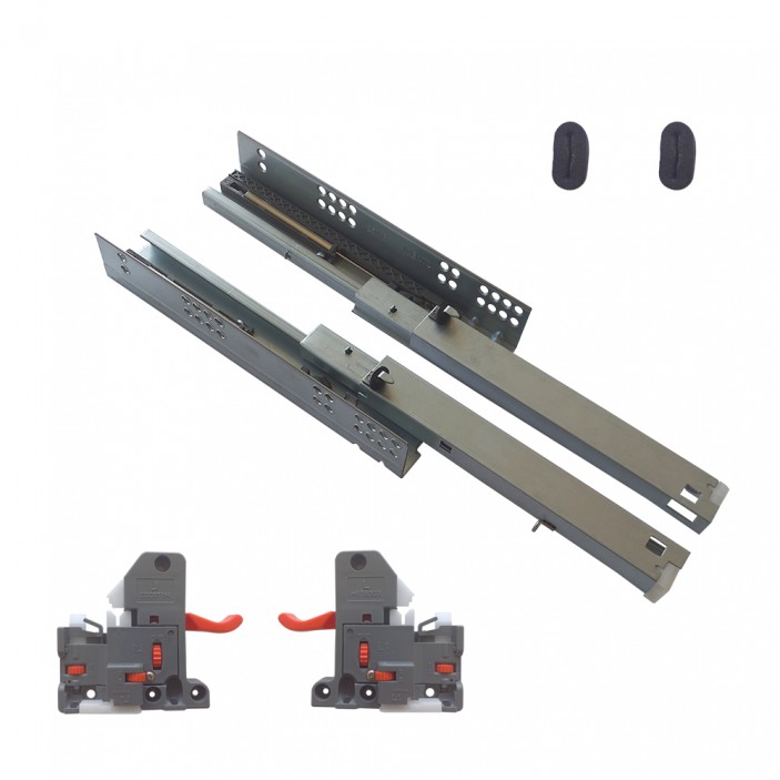 Undermount soft-closing slide full extension and a 3D adjustment Drawer slides