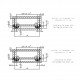 Undermount soft-closing slide full extension and a 3D adjustment Drawer slides