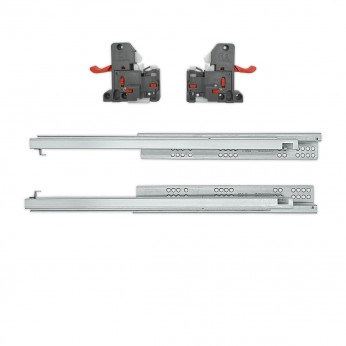 IVENTO Тандемен водач пълно изтегляне и с 3D плавно прибиране 