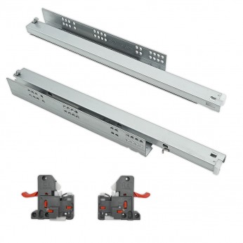 IVENTO Тандемен водач пълно изтегляне и с 3D плавно прибиране 