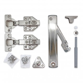 IVENTO K Set – Push Open Scissors with Hinges and Fasteners 7. Dampers and scissors for lifting and falling doors