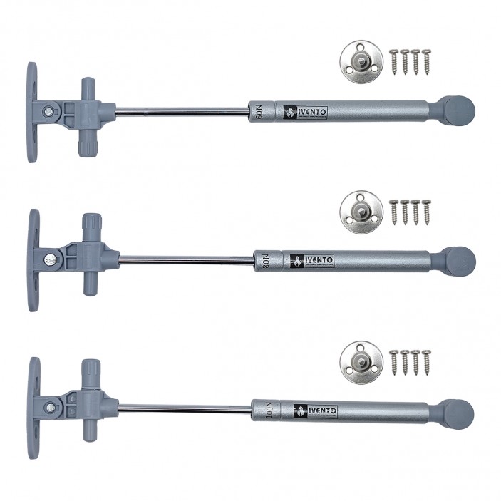 Газов амортисьор за плавно прибиране IVENTO 07L.103.71-72-73 - 7. Амортисьори и ножици за повдигащи и падащи вратички Газов амортисьор за плавно прибиране IVENTO 7. Амортисьори и ножици за повдигащи и падащи вратички
