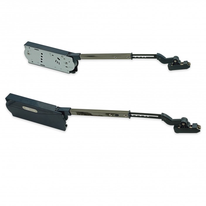 Механизъм за сгъваема повдигаща врата за кухненски шкаф 07L.106.00-01-02-03 - 7. Амортисьори и ножици за повдигащи и падащи вратички Механизъм за сгъваема повдигаща врата за кухненски шкаф 7. Амортисьори и ножици за повдигащи и падащи вратички