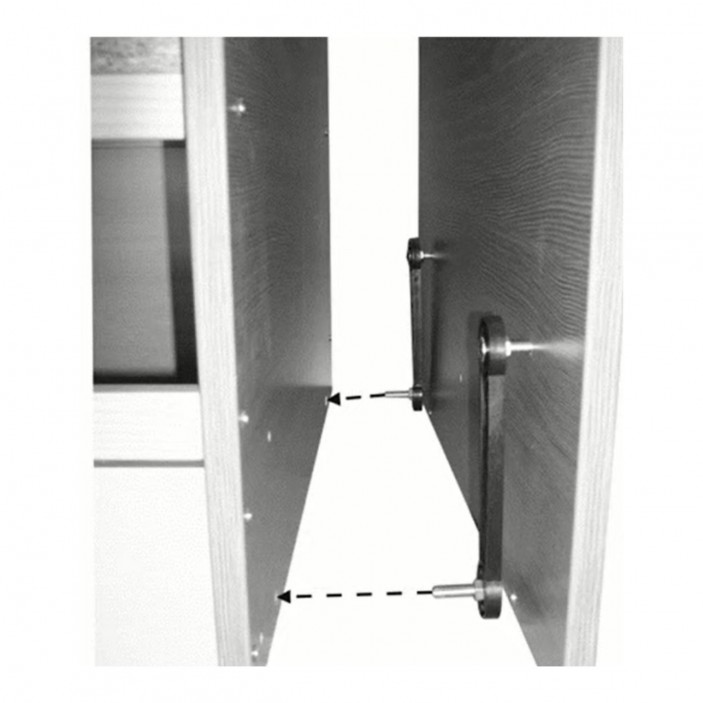 Механизъм за кошара-люлка (комплект - голям), 153mm  Амортисьори и ножици