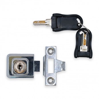 Single lock for glass showcase Kimeks 407 8. Drawer and glass locks
