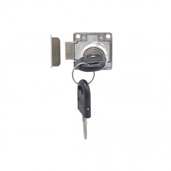 Square drawer lock L38mm. Drawer and glass locks