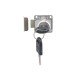 Square drawer lock L38mm. Drawer and glass locks