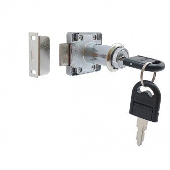 Square drawer lock L38mm. Drawer and glass locks