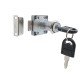 Square drawer lock L38mm. Drawer and glass locks