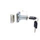 Square drawer lock L38mm. Drawer and glass locks