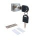 Single opening glass lock Drawer and glass locks