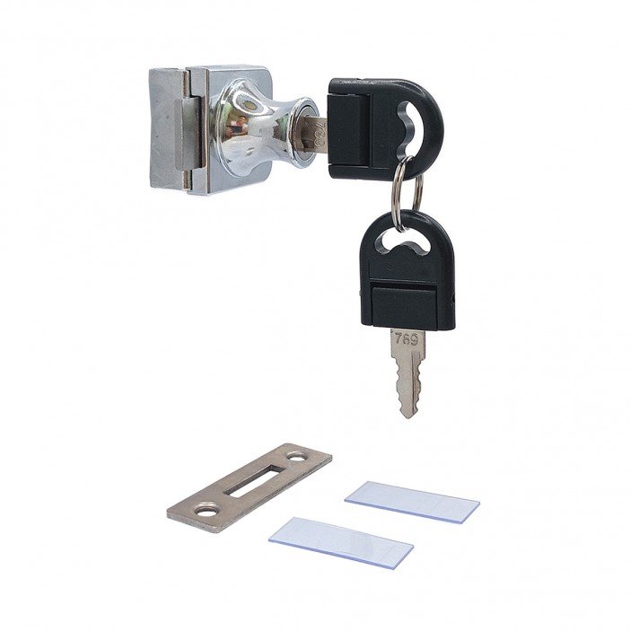 Single opening glass lock Drawer and glass locks
