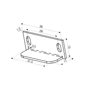 Locking plate Drawer and glass locks