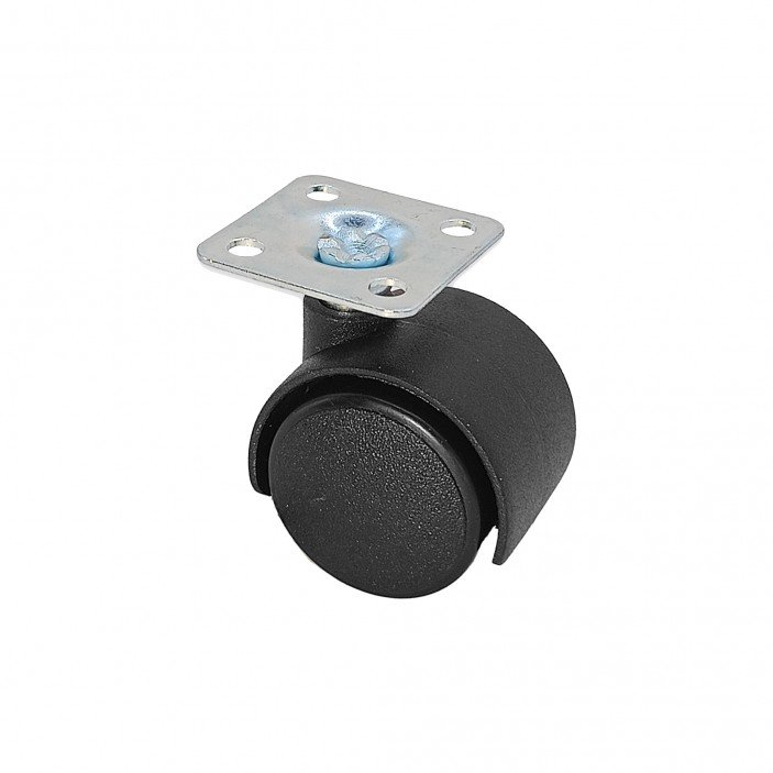 IVENTO Castor with plate Ø30, height 43 mm 9. Furniture casters