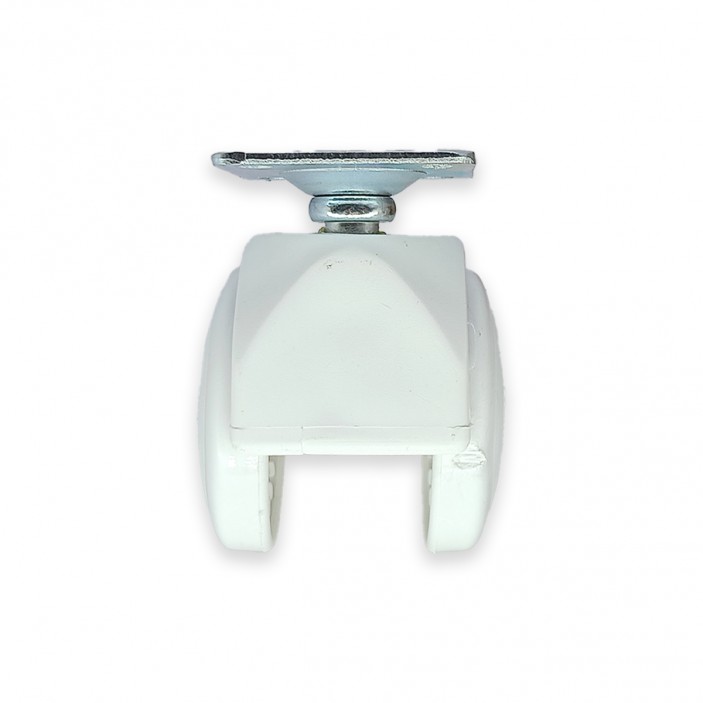 Twin wheel caster with brake ф49 09L.012.10 - Furniture casters Twin wheel caster with brake ф49 Furniture casters