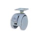 Twin wheel caster with brake ф49 gray 09L.012.10 - Furniture casters Twin wheel caster with brake ф49 gray Furniture casters