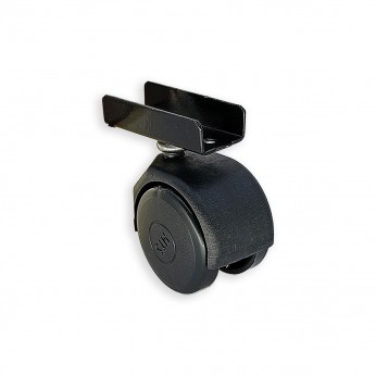 Twin wheel caster with U-plate ф40  Furniture casters