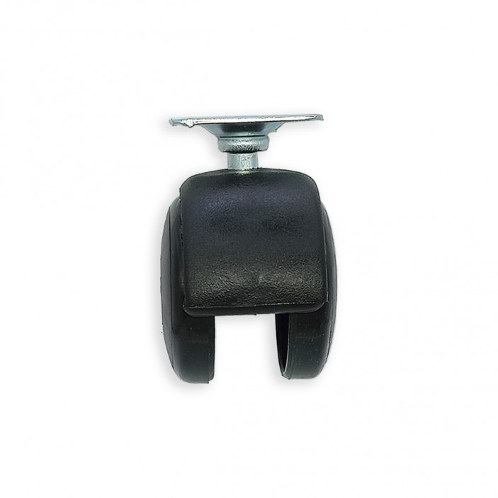 Twin wheel caster ф50 LUX 09L.020.02L - Furniture casters Twin wheel caster ф50 LUX Furniture casters