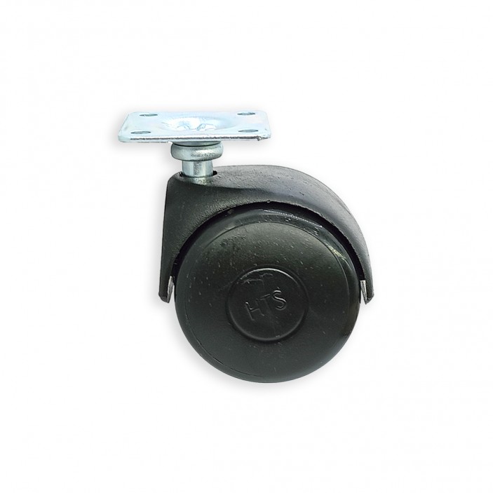 Twin wheel caster ф50 LUX 09L.020.02L - Furniture casters Twin wheel caster ф50 LUX Furniture casters