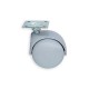 Twin wheel caster ф50 IVENTO gray 09L.020.02S - Furniture casters Twin wheel caster ф50 IVENTO gray Furniture casters