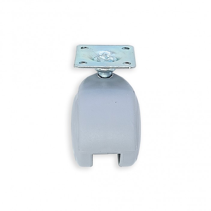 Twin wheel caster ф50 IVENTO gray 09L.020.02S - Furniture casters Twin wheel caster ф50 IVENTO gray Furniture casters