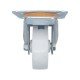 Large metal castor with plate and stopper, Ø80 9. Furniture casters