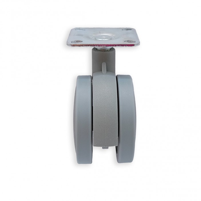 Twin wheel caster Ф60 IVENTO 09L.028.10 - Furniture casters Twin wheel caster Ф60 IVENTO Furniture casters