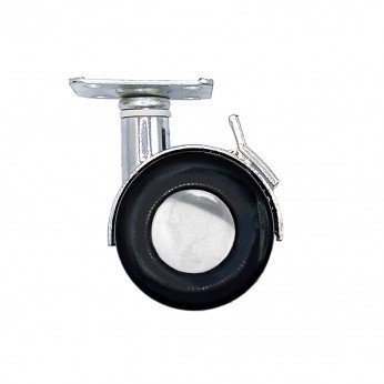 IVENTO Plastic castor with metal base, plate and stopper, Ø50 9. Furniture casters