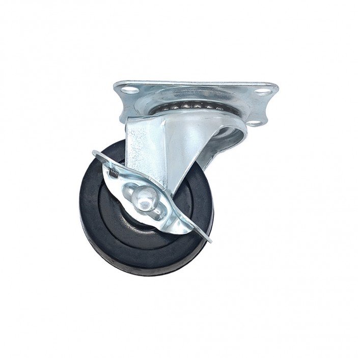 IVENTO Caster with bearing and stopper, Ø50, height 65 mm 9. Furniture casters