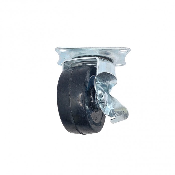 IVENTO Caster with bearing and stopper, Ø50, height 65 mm 9. Furniture casters