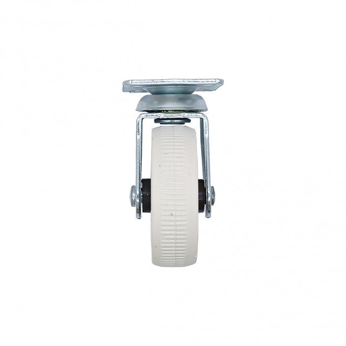 Caster with bearing, white-black, Ø50, height 70 mm, up to 35 kg. 9. Furniture casters