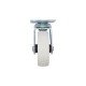 Caster with bearing, white-black, Ø50, height 70 mm, up to 35 kg. 9. Furniture casters