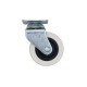 Caster with bearing, white-black, Ø50, height 70 mm, up to 35 kg. 9. Furniture casters