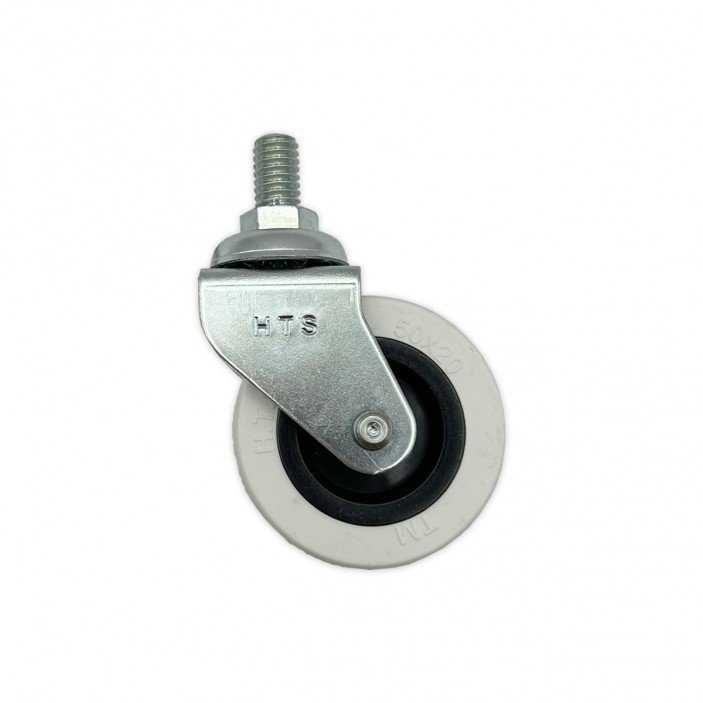 Grey screwed caster ф50 Furniture casters