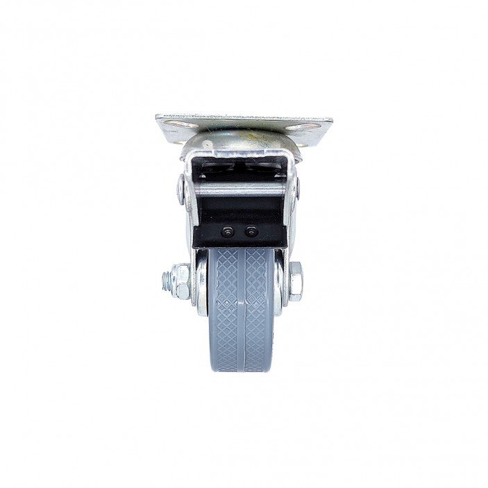 IVENTO Caster with double bearing and stopper, gray, Ø50, height 70 mm 9. Furniture casters