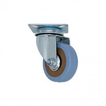 IVENTO Caster with double bearing, gray, Ø50, height 70 mm 9. Furniture casters