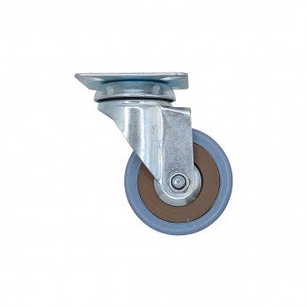 IVENTO Caster with double bearing, gray, Ø50, height 70 mm 9. Furniture casters