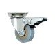 IVENTO Caster with double bearing and stopper, gray, Ø50, height 70 mm 9. Furniture casters