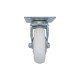 Caster with double bearing, white, Ø75, height 95 mm, up to 50 kg. 9. Furniture casters